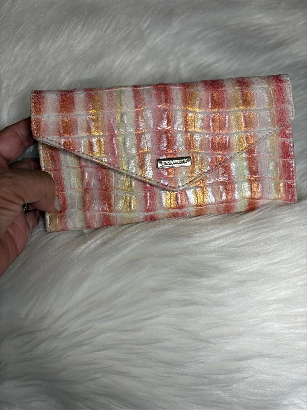 Brahmin Veronica Wallet Multi Royalton NWT